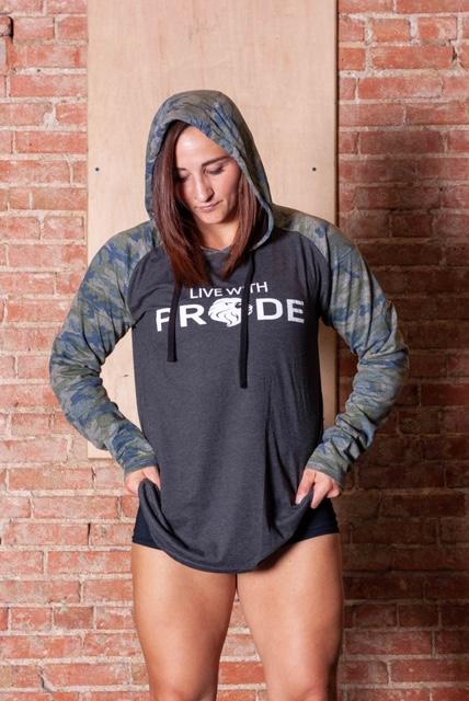 Live With Pride - Hooded Long Sleeve Raglan