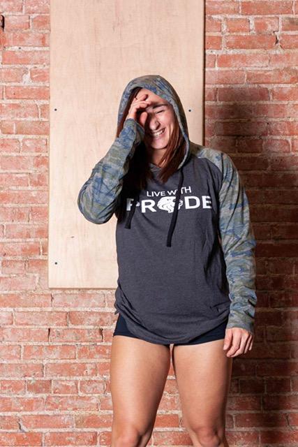 Live With Pride - Hooded Long Sleeve Raglan